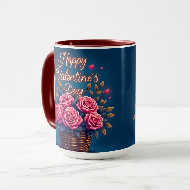 Luxury Floral Beautiful Love Popular Collection Mugg (Framsida vänster)