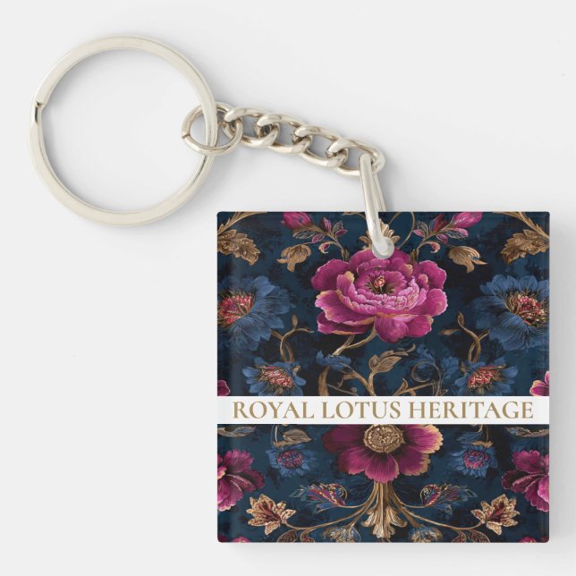 Luxury Floral Vintage Royal (Framsidan)