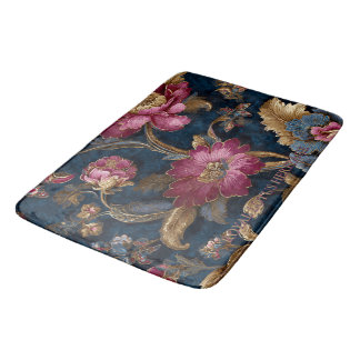 Luxury Floral Vintage Royal Badrumsmatta