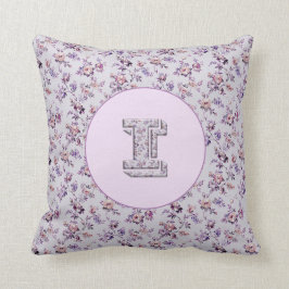 Luxury Flowers Monogram I Kudde