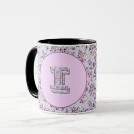 Luxury Flowers Monogram I Mugg
