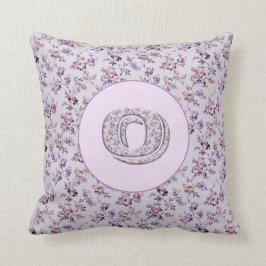 Luxury Flowers Monogram O Kudde