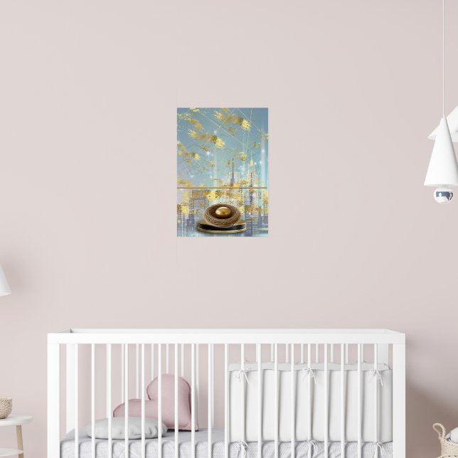  Luxury Foil Easter Card Poster (Barnkammare 2)