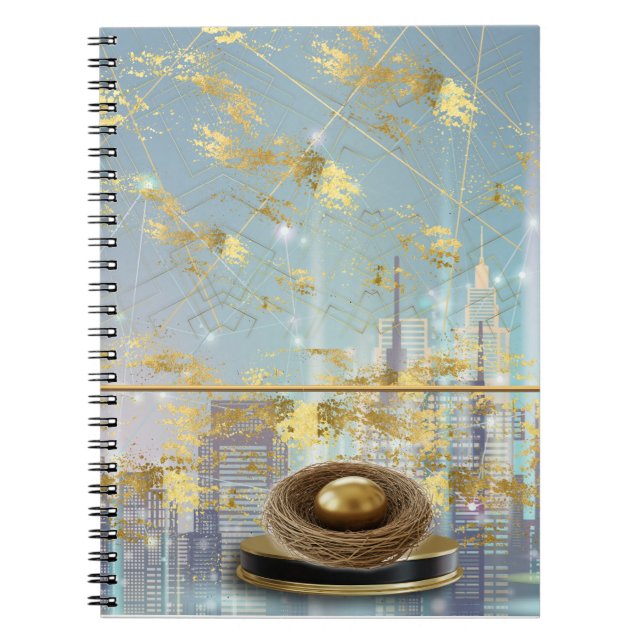  Luxury Foil Easter Invitation Card Anteckningsbok (Framsidan)