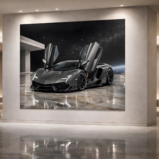 Luxury Futuristic Hypercar Art  Kort (Skapare uppladdad)