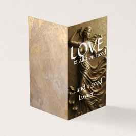 Luxury Gilded Zenith Lawyer Book Fold Business Visitkort