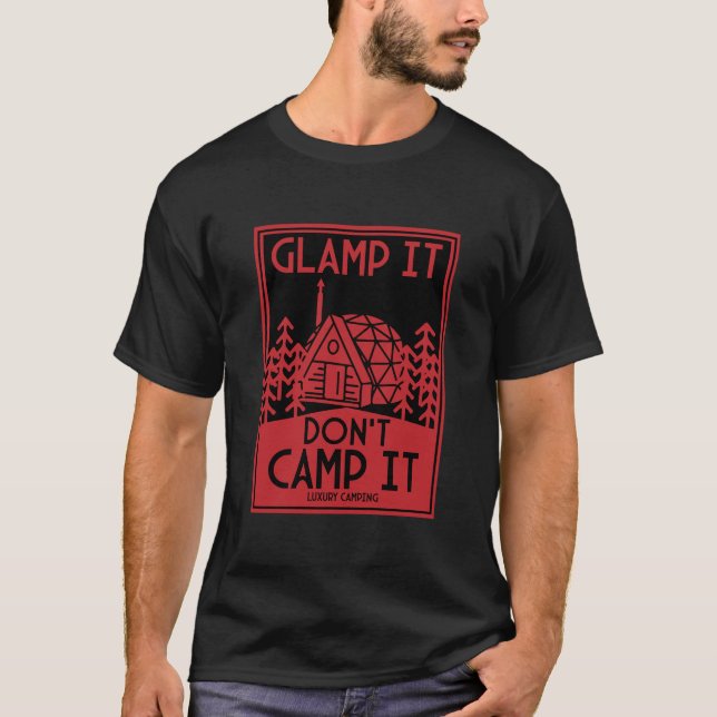 Luxury Glamping T Shirt (Framsida)