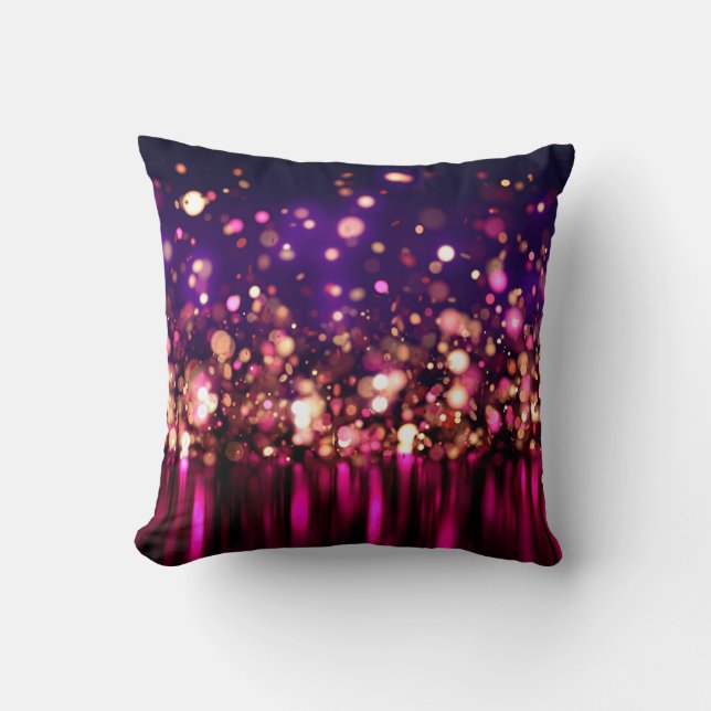 Luxury glitter med glöd. kudde (Framsida)