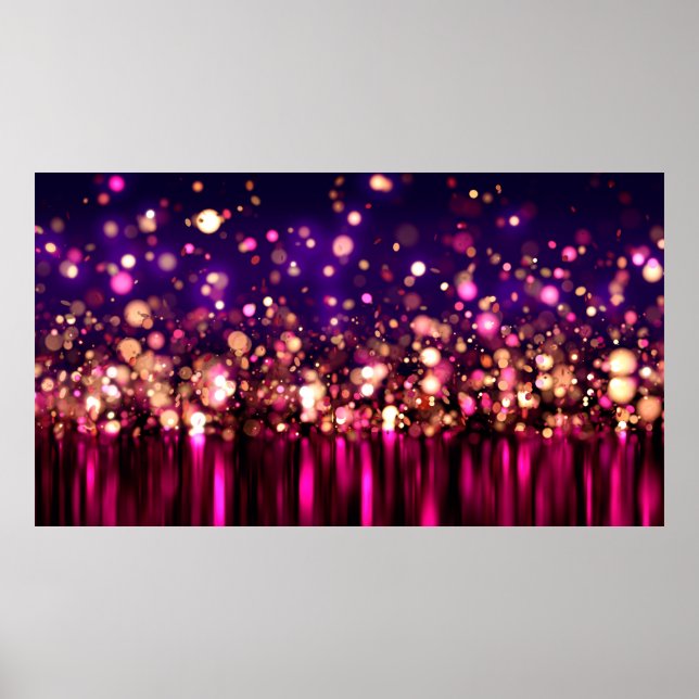 Luxury glitter med glöd. poster (Framsidan)