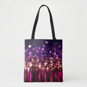 Luxury glitter med glöd. tygkasse