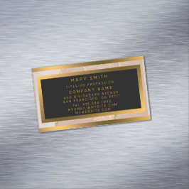 Luxury Glitter Ro Guld Magnetiska Visitkort