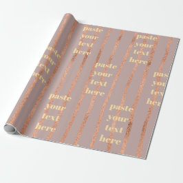 Luxury glitter stripes presentpapper