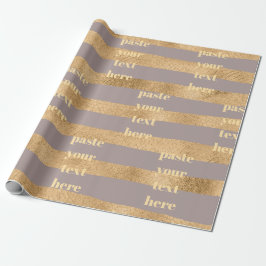 Luxury glitter stripes presentpapper