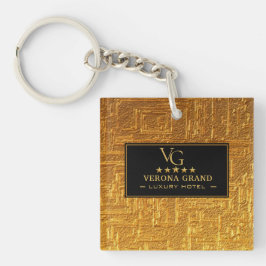 Luxury Gold Foil Five Star Hotel Branding Elegant