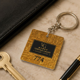 Luxury Gold Foil Five Star Hotel Branding Elegant