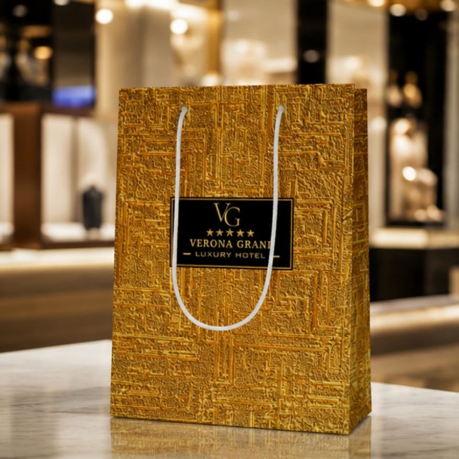 Luxury Gold Foil Five Star Hotel Branding Elegant  (Skapare uppladdad)