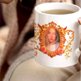 Luxury Gold Frame for Your Photos | Personalized C Kaffemugg