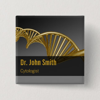 Luxury Gold Professional Medical DNA Strand Knapp