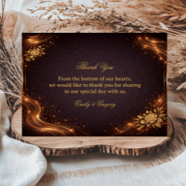 Luxury Gold Sparkle Wave Tack Kort