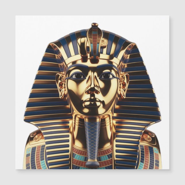 Luxury Golden Egyptian Mask Artwork (Framsida)