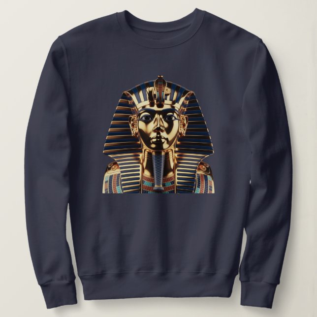 Luxury Golden Egyptian Mask Artwork T-Shirt (Design framsida)