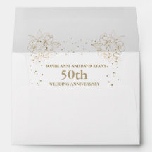 Luxury Guld 50:e Bröllop-dagen