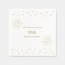 Luxury Guld 50:e Bröllop-dagen