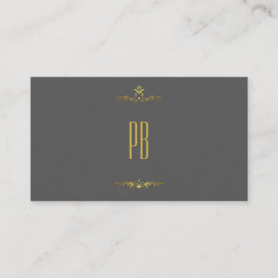 Luxury Guld Anthracite-Professionell Visitkort