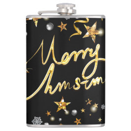 Luxury Guld & Black Stars Metallic Mode Julafton Fickplunta