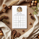 Luxury Guld Camp Bride Bachelorette Bingo Game<br><div class="desc">Gör din möhippa eller bachelorette helg oförglömlig med denna elegant Möhippa Bingo-spel. Med en mysigt lantern, s'mores och diamant ring-grafik parad med en lyxfri tuftad guld-läderbakgrund med diamanter, blandar det här spelet rustik charm med sofistikerad stil. Perfekt för att roa gäster och skapa varaktiga minnen. anpassadet är ett perfekt komplement...</div>