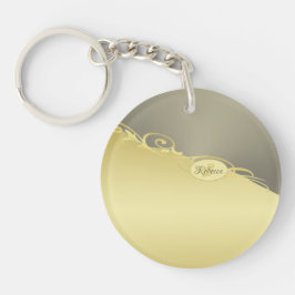 Luxury guld dekorativ på guld & silver, Monogram,