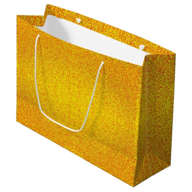 Luxury Guld Gift Bag (Framsidan Vinklad)