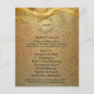 Luxury Guld Glitter Flygblad