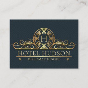 Luxury Guld Hotel Visitkort