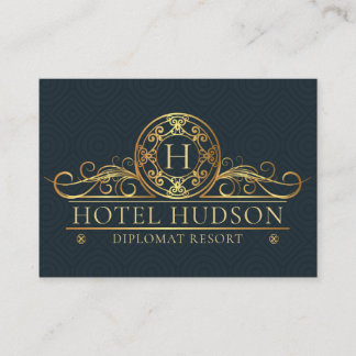 Luxury Guld Hotel Visitkort