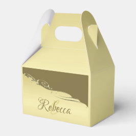 Luxury guld metall-dekoration på den militära guld presentaskar