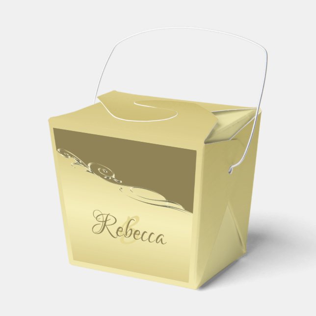 Luxury guld metall-dekoration på den militära guld presentaskar (Framsidan Sidan)