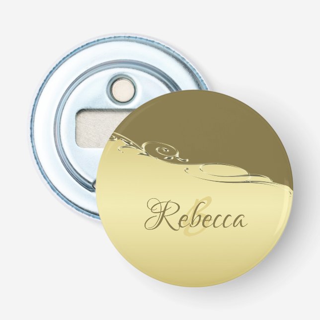 Luxury guld metall-dekorativ för militärt guld flasköppnare (Framsidan)