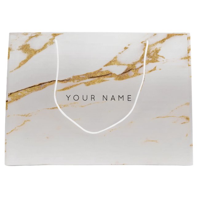 Luxury Guld Metallic Gift Grått Silver Foxier (Framsidan)