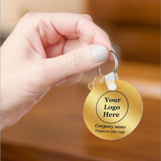 Luxury guld metallic nyckelring