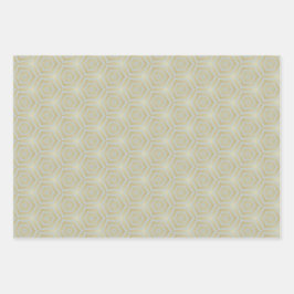 Luxury Guld och Ivory Patterned