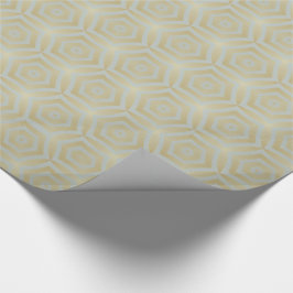 Luxury Guld och Ivory Patterned Presentpapper
