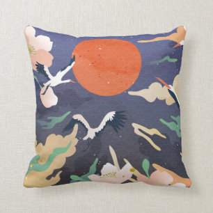 Luxury guld oriental stil bakgrund. Kinesiska och Kudde