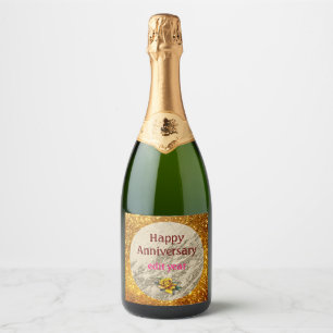 Luxury Guld Sparkling Vin Glitter Marble Customiz