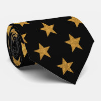 Luxury Guld Star Neck Tie