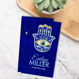 Luxury Hamsa Hand Ornament Visitkort