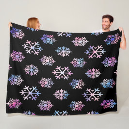 Luxury Holographic Snowflake Christmas Collection  Fleecefilt