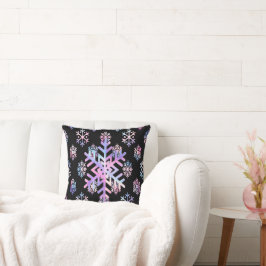 Luxury Holographic Snowflake Christmas Collection Kudde