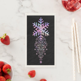Luxury Holographic Snowflake Christmas Collection  Pappersservett
