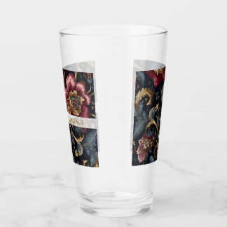 Luxury Indian Floral Glass Vintage Royal Drinkware Glaskopp